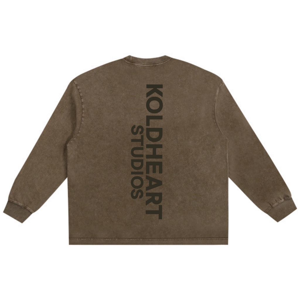 Snow Washed Frayed Edge T-Shirt