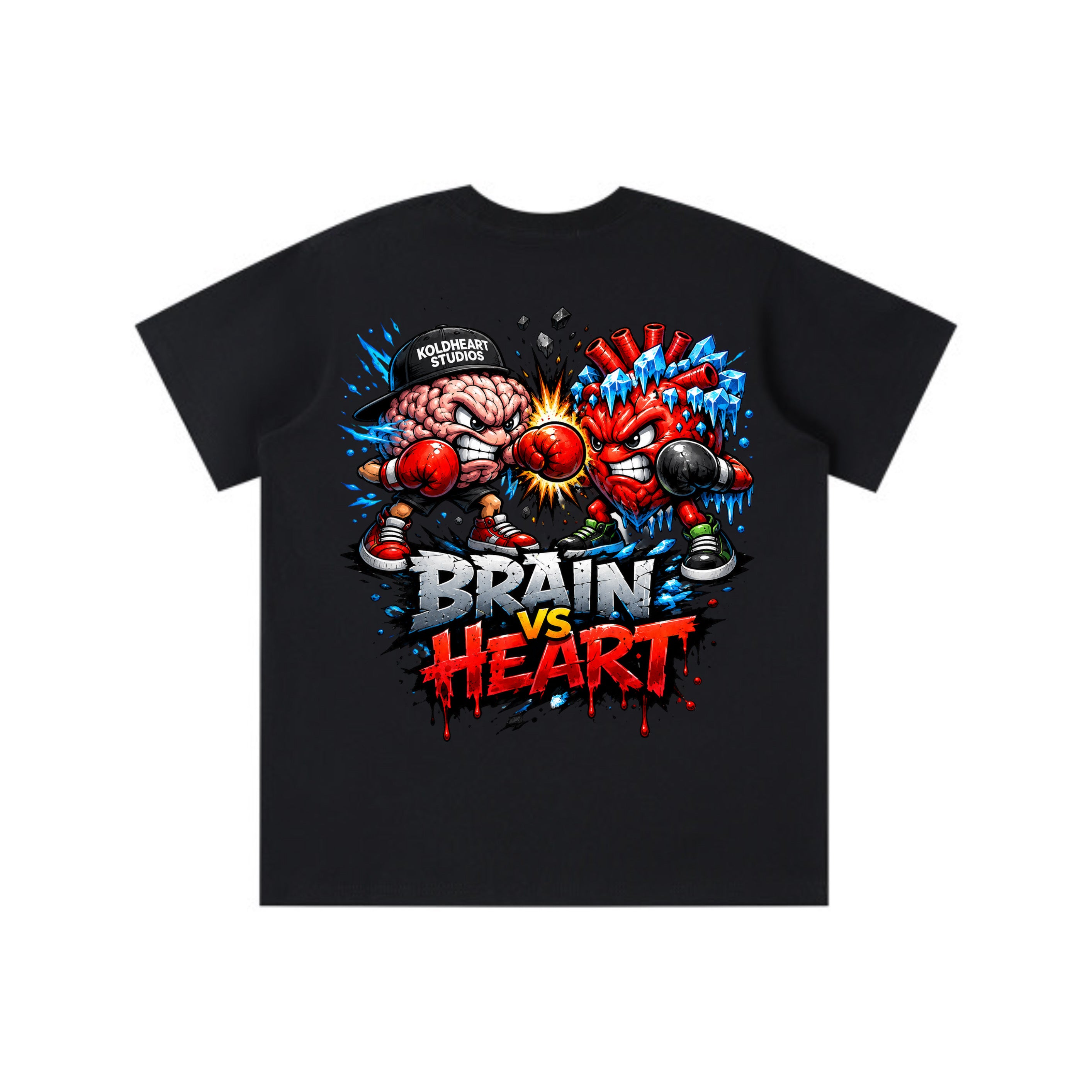 BRAIN VS HEART TEE