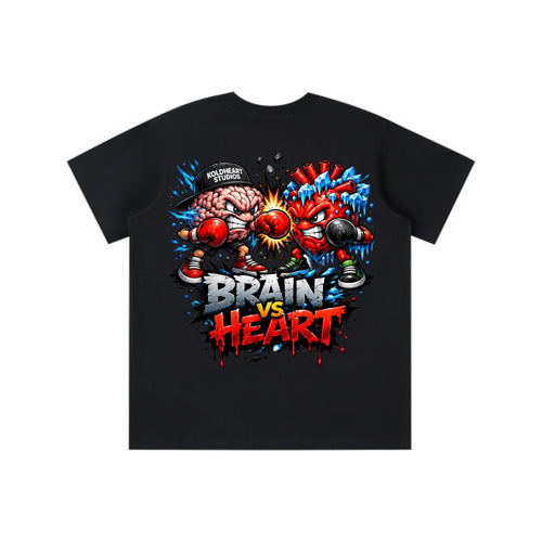 BRAIN VS HEART TEE