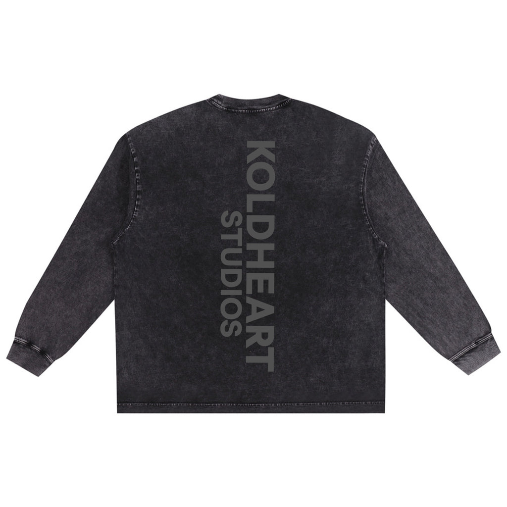 Snow Washed Frayed Edge T-Shirt