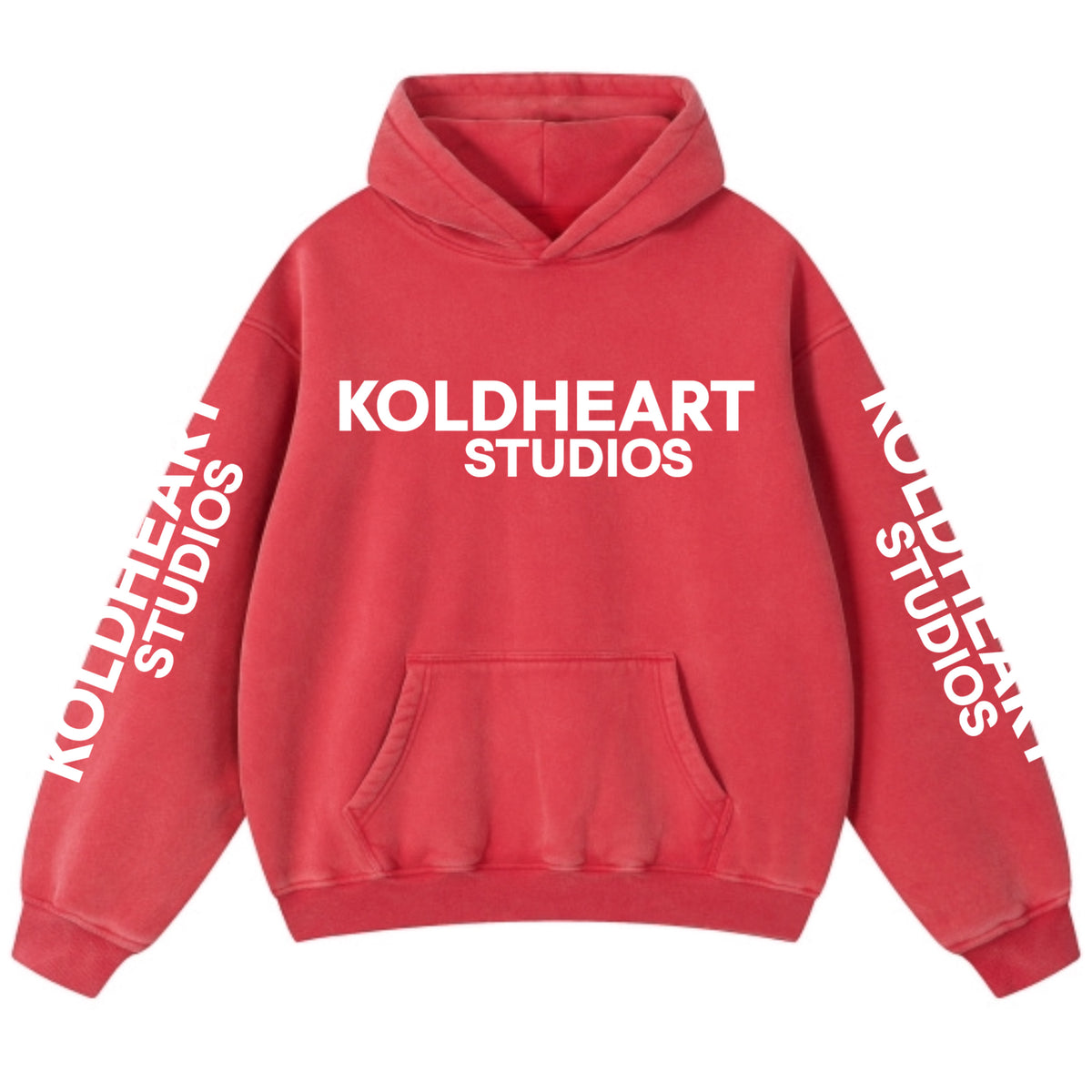 Brick House Red Basic Hoodie