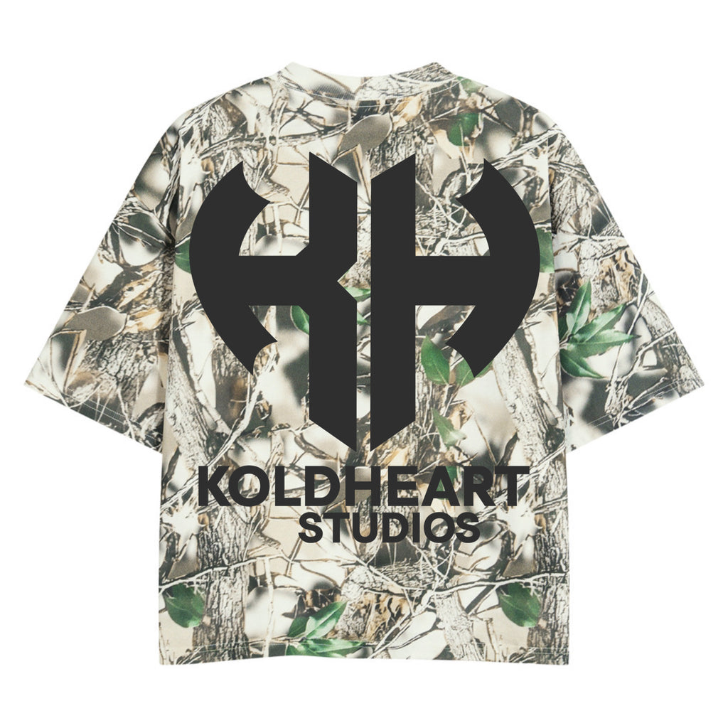 Unisex Tree Camo Boxy Tee